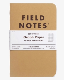 3 Pack   Srcset //cdn - Field Notes Kraft Graph, HD Png Download, Transparent PNG